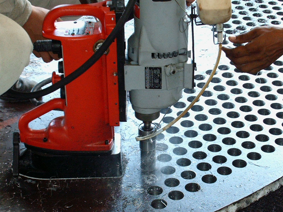 Barrenado con Taladro Radial y Magnético FSI Chiapas